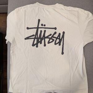 Stussy White Graphic T-Shirt ALTERED